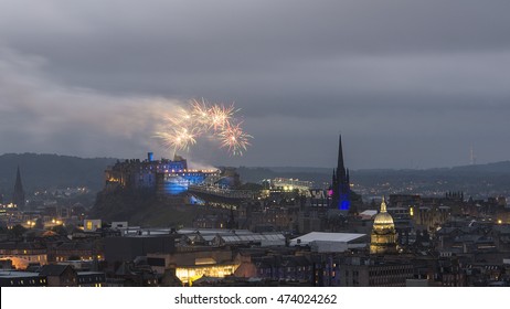 Edinburgh Tattoo Fireworks 2016