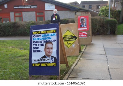 Edinburgh, UK, December 12th 2019: A Polling Station In Scotland For The General Election. Photographer: Terry Murden