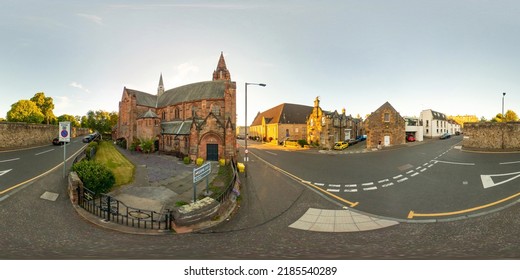 Edinburgh, UK - July 8, 2022: 360 Photo ESMS The Dean School Edinburgh Scotland UK