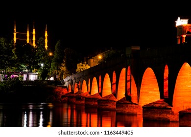 Edirne Meriç Köprüsü Ve Selimiye Camii