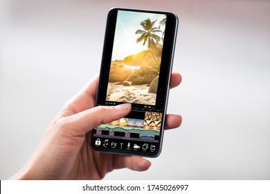 Editing Videos On Mobile Phone Using Video Editor App