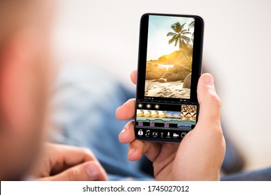 Editing Videos On Mobile Phone Using Video Editor App