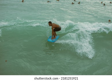 Editorial Content From People Surfing In Oahu, Honolulu, Hawai, 2022