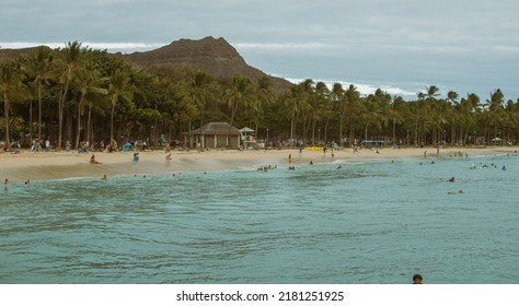 Editorial Content From People Surfing In Oahu, Honolulu, Hawai, 2022