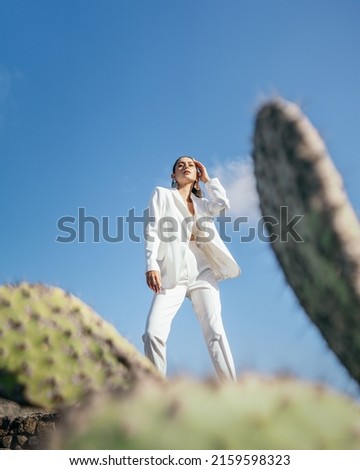 Editorial photos, in cactus garden