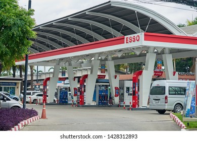 Editorial Use Only; An ESSO Gas Station, Taken At Pathumthani, Thailand, In June 2019.