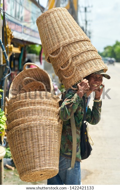 Editorial Use Only Happy Street Vendor Stock Photo Edit Now 1422421133