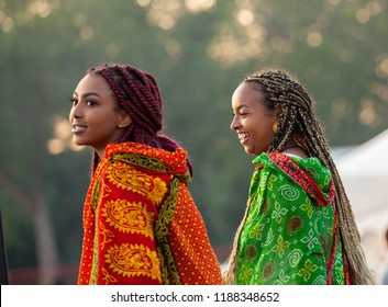 Edmonton, Alberta /Canada - 08 05 2018: Ethiopian girl performing at heritage festival - Shutterstock ID 1188348652