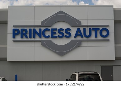 EDMONTON, ALBERTA/CANADA-June 12th 2020; Princess Auto 11150 163st Edmonton. Princess Auto Ltd. Is A Canadian Retail Chain Specializing In Farm, Industrial, Garage, Hydraulics And Surplus Items.