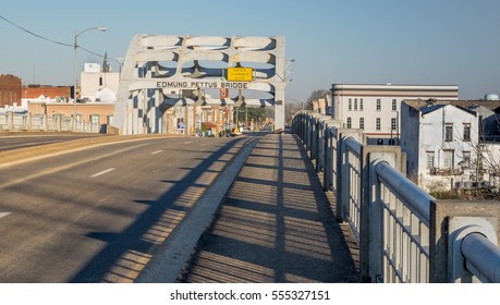 The Edmund Pettus Bridge, Site Of The Bloody Sunday Attack In 1965 In Selma, Alabama