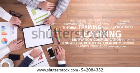 Education Concept: Learning Word Cloud