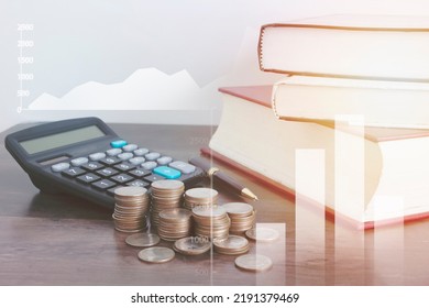 Education Of Economics , Financial And Investment Analytics Concept