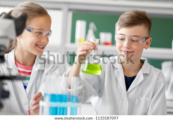 Education Science Children Concept Kids Test Stock Photo (Edit Now ...