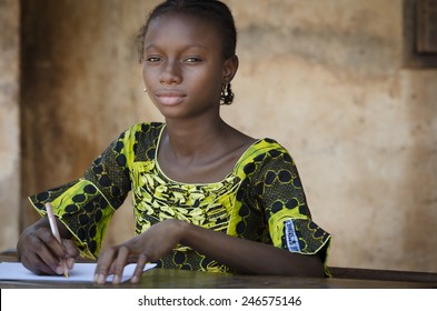 Education Symbol - African Teenage Student Back To School 