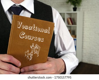 Educational Concept About Vocational Courses With Sign On The Page.