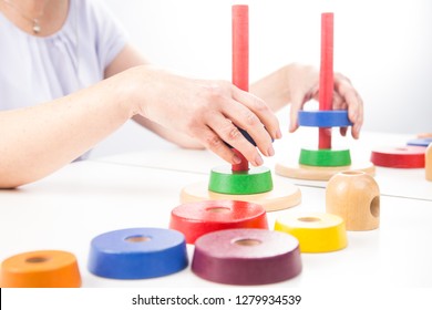 Educational games for hand therapy. Motor therapy. 