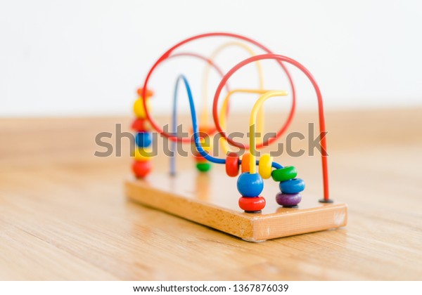 Educational toy at home.Day care and
Kindergarten school.child development concept.
