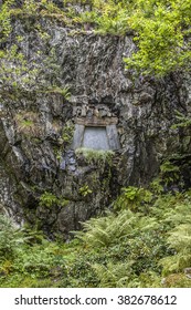 Edvard  Grieg And His Wife Nina Are Buried In A Cliff-hewn Tomb In The Grounds Looking Out To The Lake Nordas.