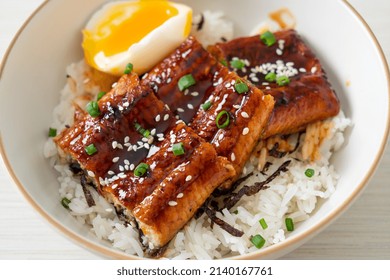 Eel Rice Bowl Or Unagi Rice Bowl - Japanese Food Style