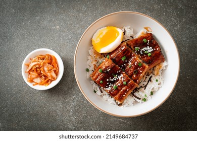 Eel Rice Bowl Or Unagi Rice Bowl - Japanese Food Style