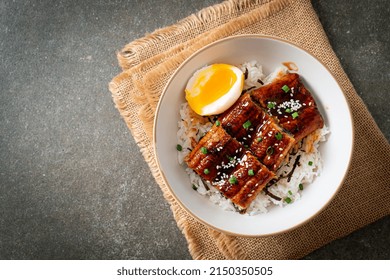 Eel Rice Bowl Or Unagi Rice Bowl - Japanese Food Style