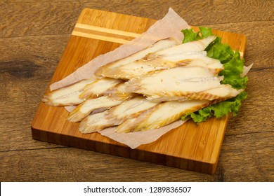Eel sashimi on the board