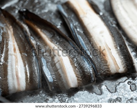 eels split and broiled[grilled] in soy, broiled eels