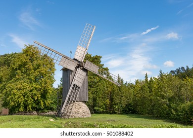 Eemu Windmill Lin Muhu Island, Estonia.