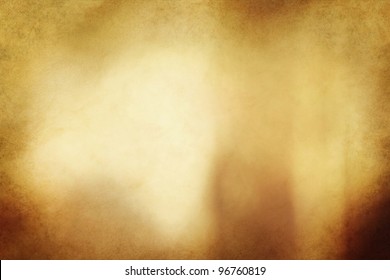 An Eerie Golden Bronze Colored Grunge Texture Or Background With Space For Text Or Image.