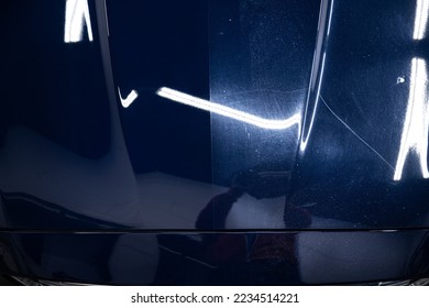 Effect before and after varnish correction - Shutterstock ID 2234514221