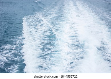 Effect Of Wake Behind Boat Created A Watercraft.