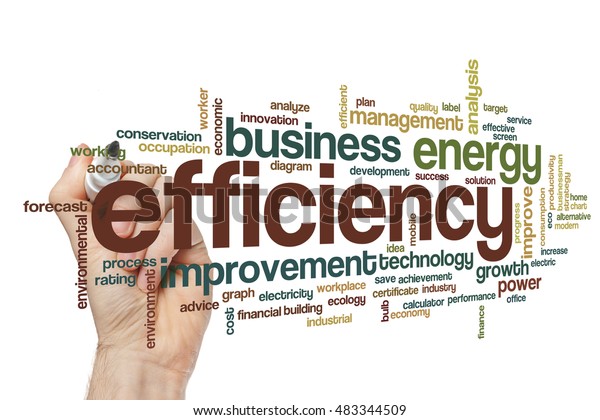 efficiency-word-cloud-concept-photo-de-stock-modifiable-483344509