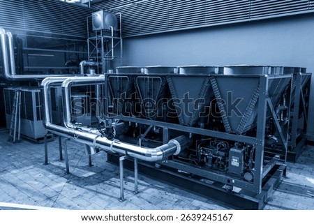 Efficient Industrial Cooling System in a Modern Facility  