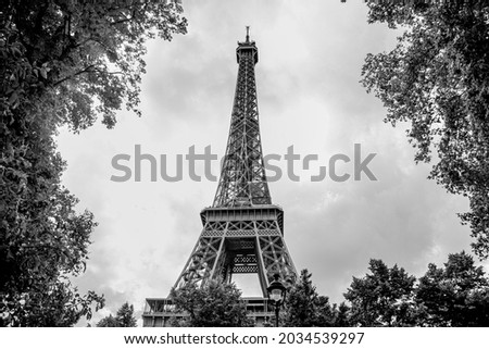 effiel tower in the beautiful city of paris 
