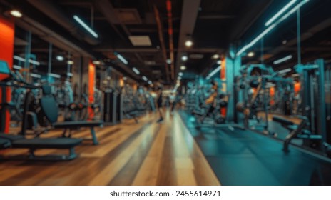 efocused view of a modern gym with active individuals and diverse workout equipment. Resplendent.