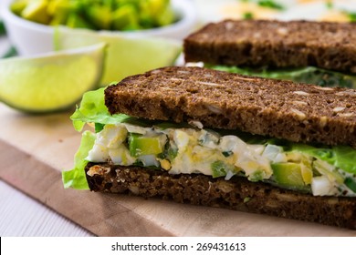 Brown bread sandwich Images, Stock Photos & Vectors | Shutterstock