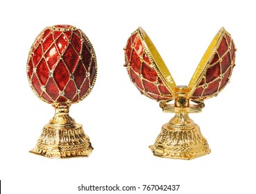 Egg Casket Copy Of Faberge