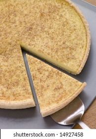 Egg Custard Tart With Nutmeg