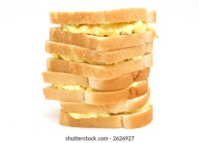 Egg Salad Sandwich Stack Snack