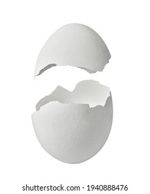 Egg Shell Food White Breakfast Ingredient Fragile Protein Half Chicken Part Easter Broken Eggshell Cracked