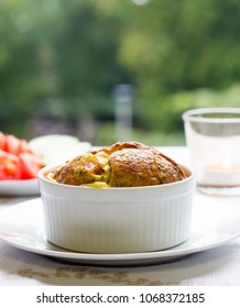 Egg Souffle For Breakfast, Selective Focus