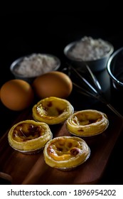 Egg Tart, Crispy Crunchy Pie Crust With A Smooth, Burnt Egg Filling