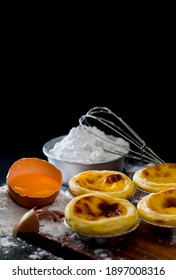 Egg Tart, Crispy Crunchy Pie Crust With A Smooth, Burnt Egg Filling