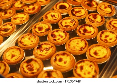 Egg Tart And Portugese Custard Tart Or Pastel De Nata