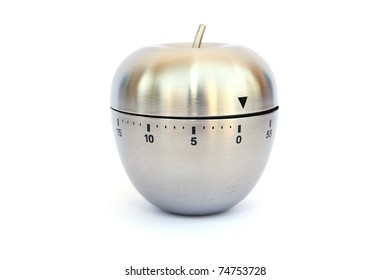 Egg Timer Isolated On White Background.