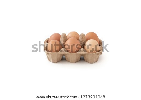 Eggs (Clipping Path) on isolated
