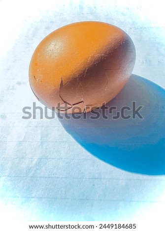 Eggs fall under the hot sun