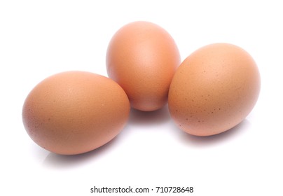 Eggs Isolated On White Background