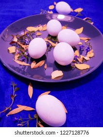 Eggs on the table.