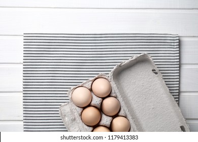 eggs on white table close up health concept diet